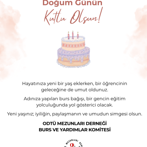 Doğum Günü Kartı