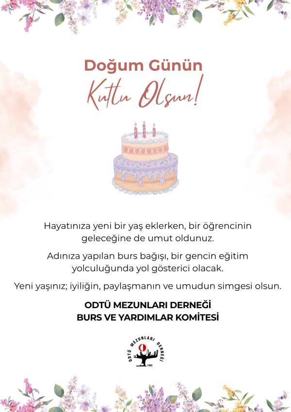 Doğum Günü Kartı