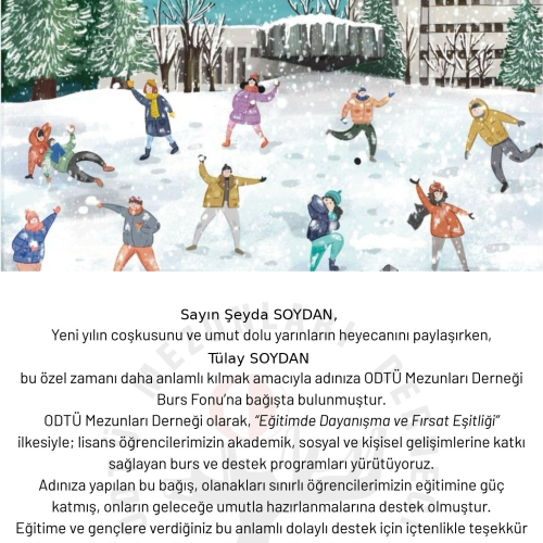 Yeni Yıl E-Kartı