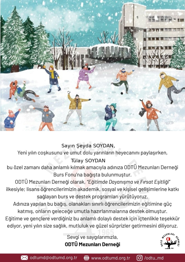 Yeni Yıl E-Kartı