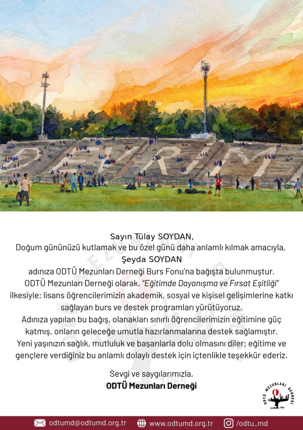 Doğum Günü E-Kartı