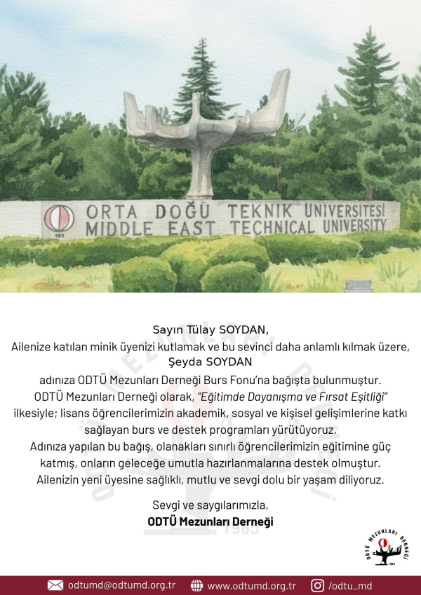 Hoşgeldin Bebek E-Kartı