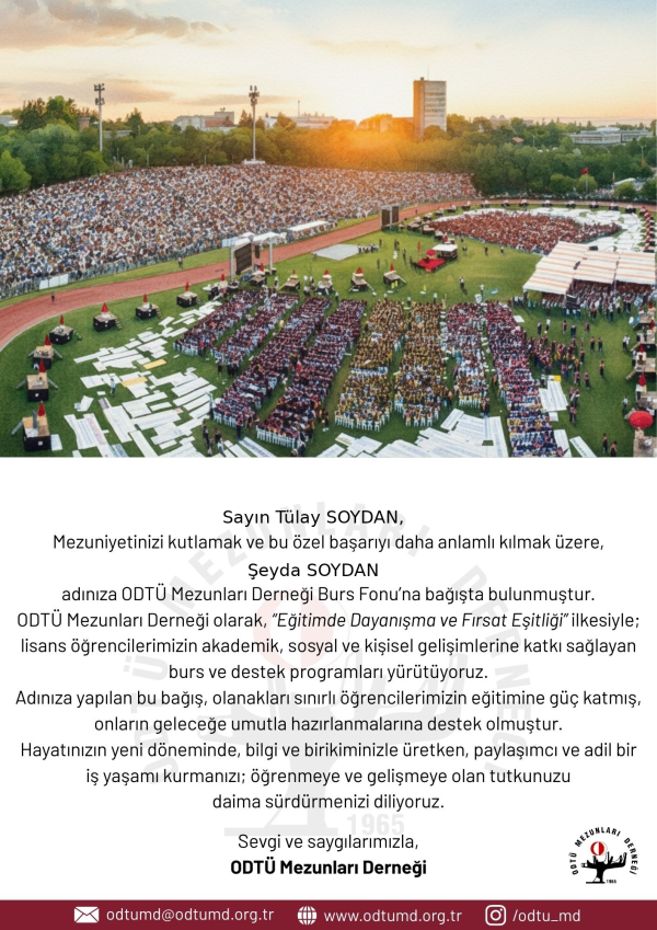 Mezuniyet E-Kartı
