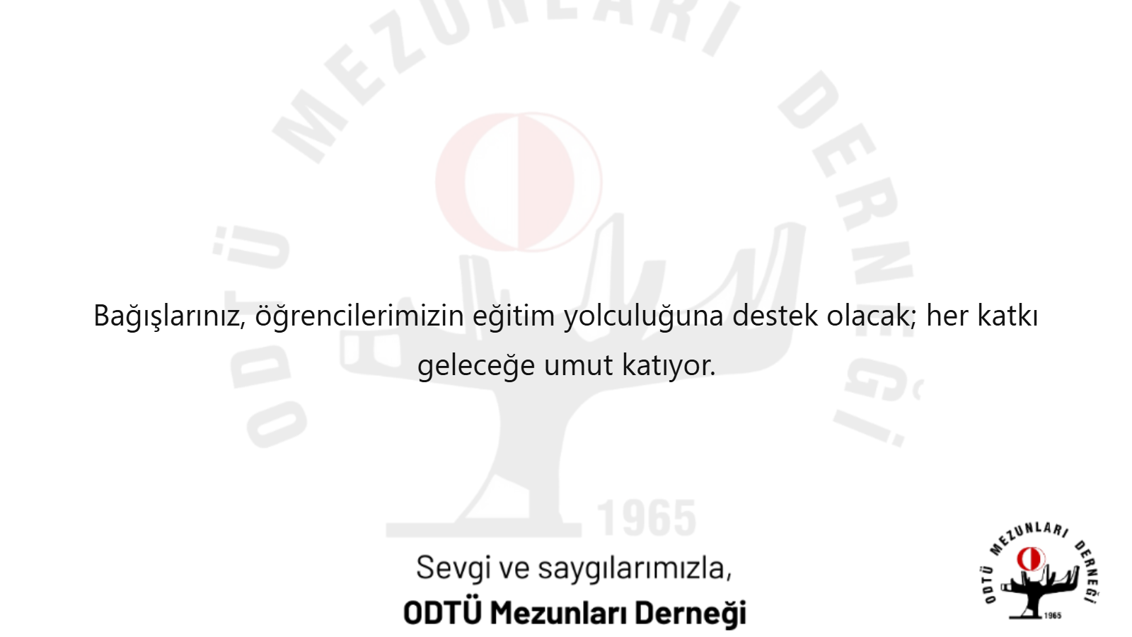 Bayram Bağışı Eğitime Destek Olsun